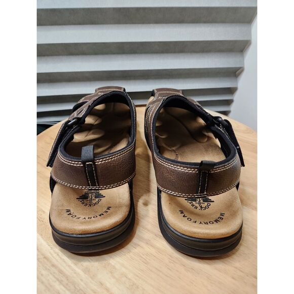 Dockers Seaboard Sandals Men’s 13 Brown Memory Foam NWB - Picture 4 of 8